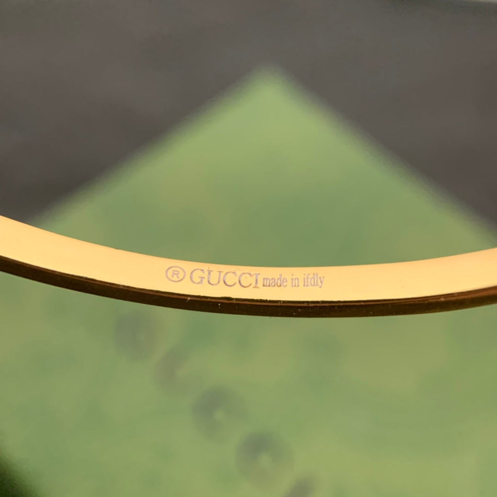 Gucci Double G Running Diamond Cuff Bracelet