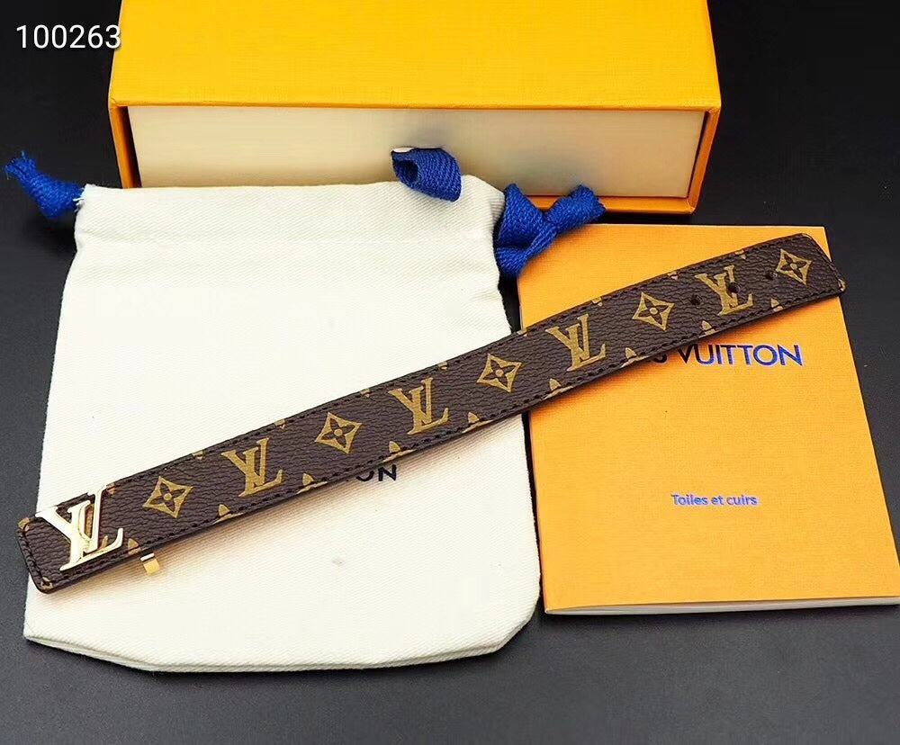 Louis Vuitton Leather Bracelet