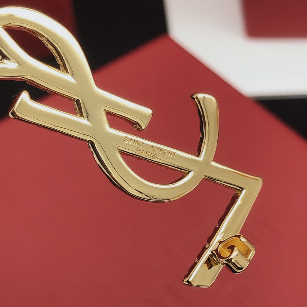 YSL Gold Brooch