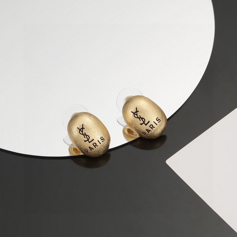 YSL Earrings - 18K Gold