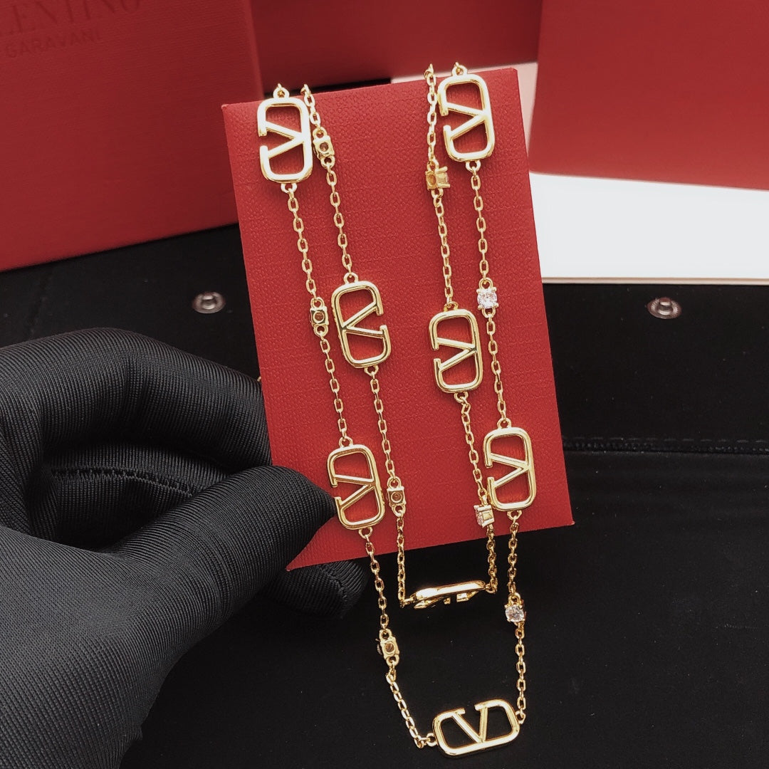 Valentino Long Diamond Necklace