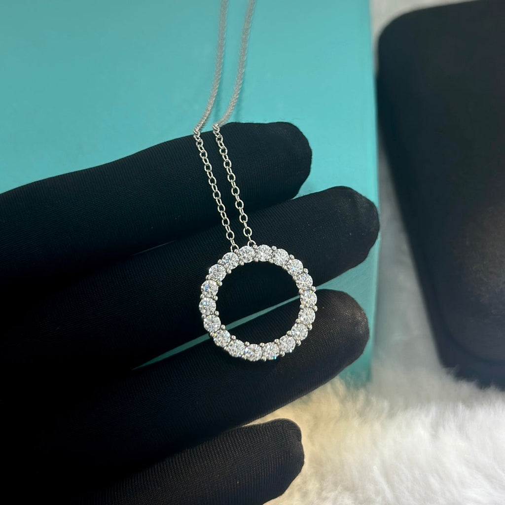Tiffany Circle Diamond Necklace