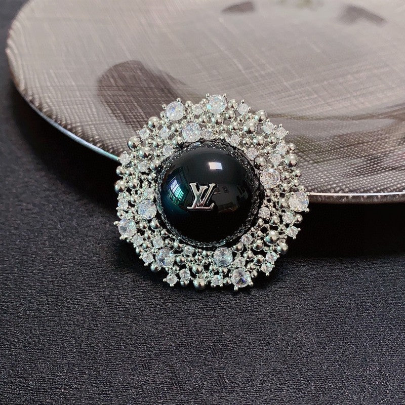 Louis Vuitton Black Ball Brooch