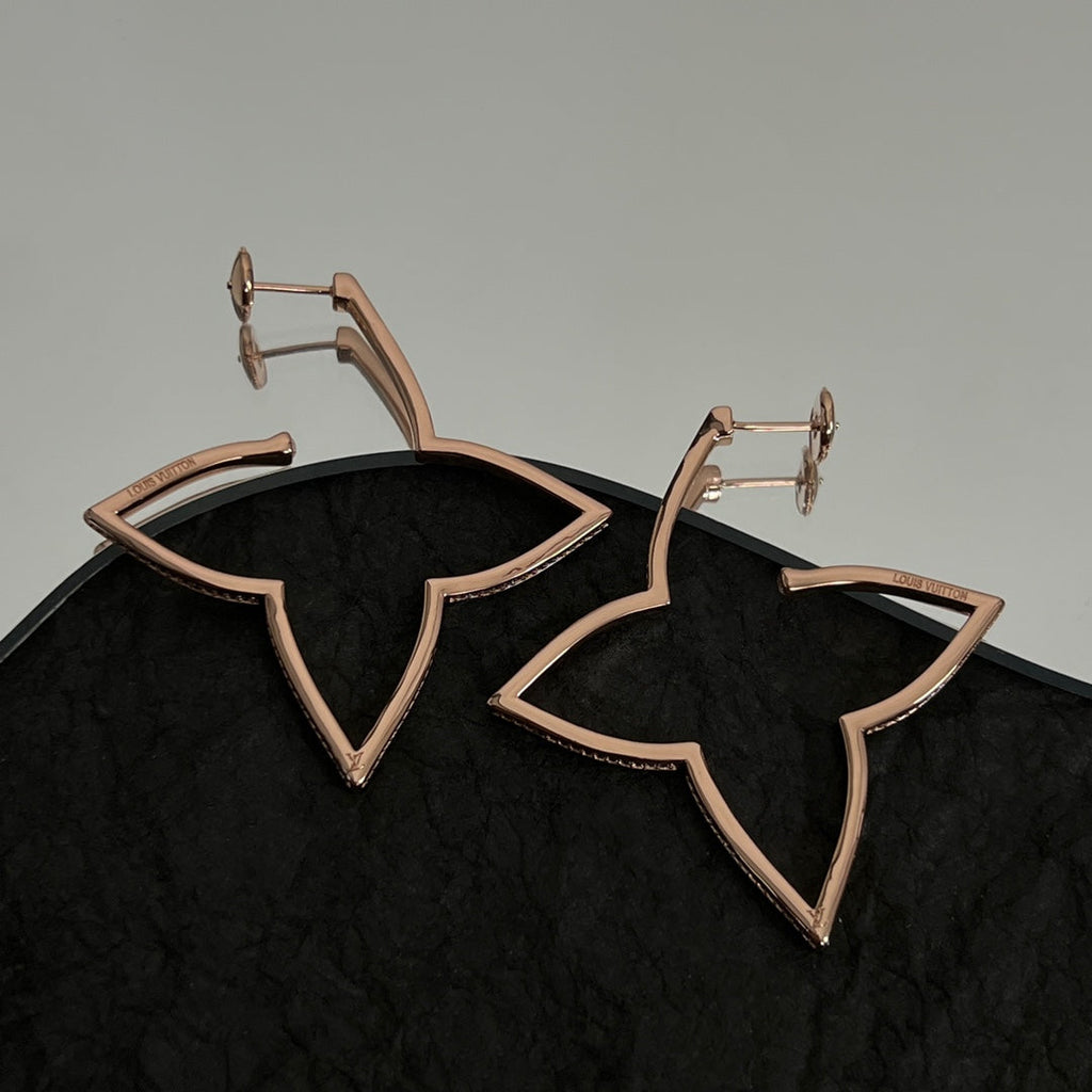 Louis Vuitton Debuts Blossom Earrings - 18K Rose Gold