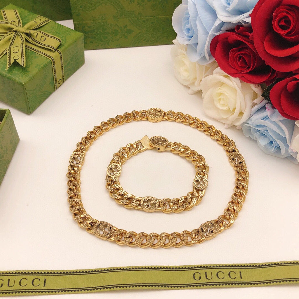 Gucci Double G Chain Bracelet