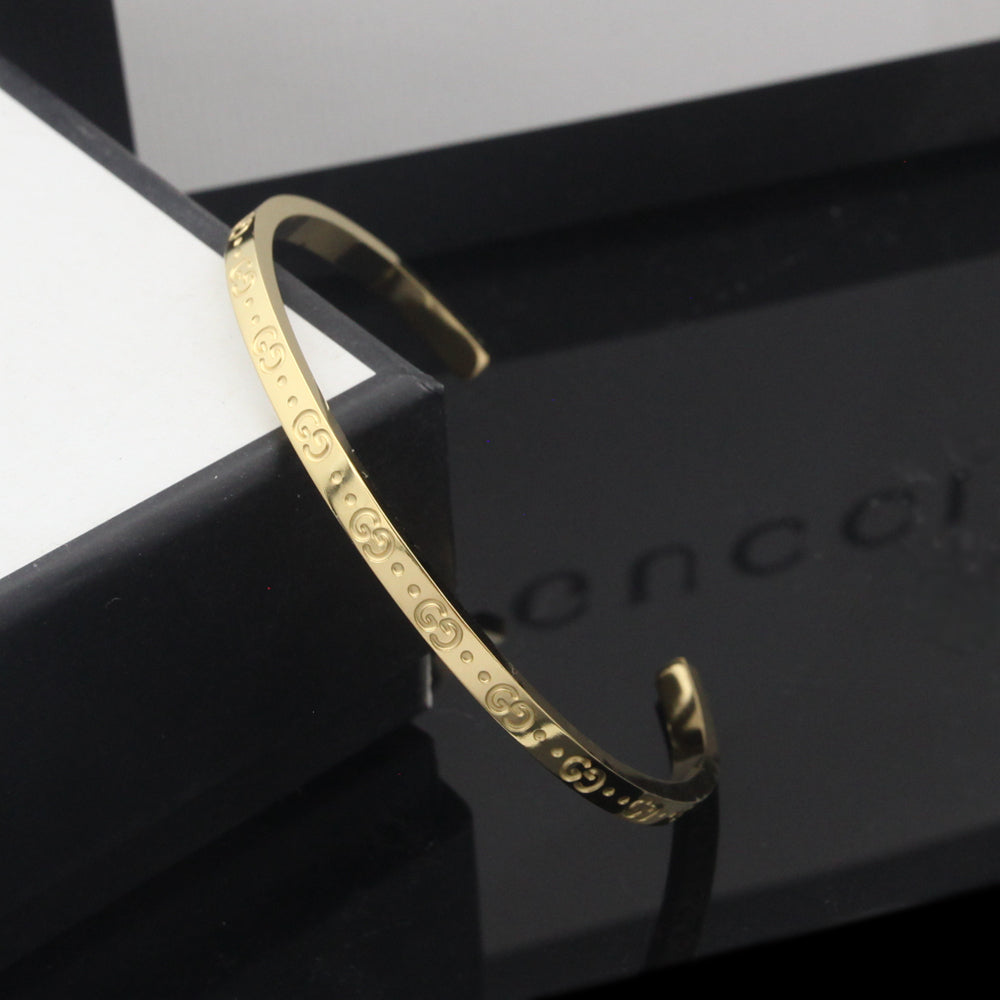 Gucci Double G Icon Open Cuff Bracelet