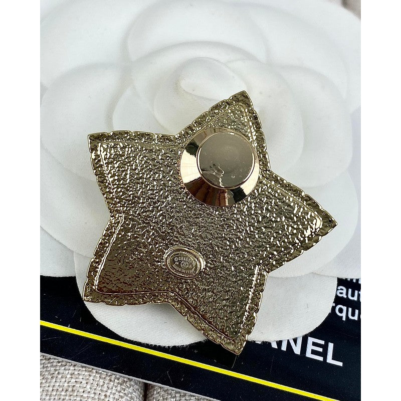 Chanel Star Pearl Brooch