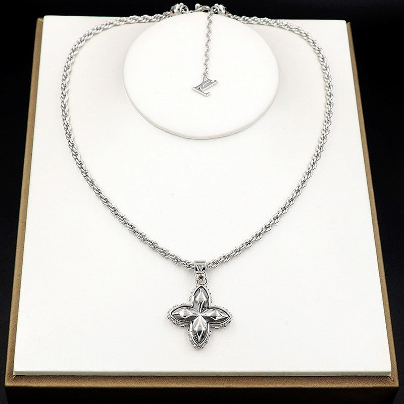 Louis Vuitton Flower Studs Necklace