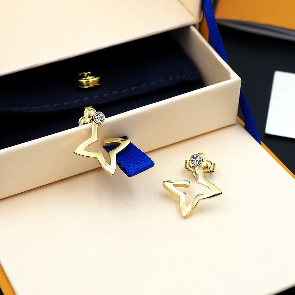 Louis Vuitton Blossom Mini Hoops Earrings - 18K Gold