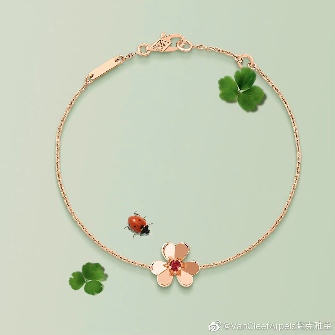 Frivole Ruby Bracelet - 18K Gold