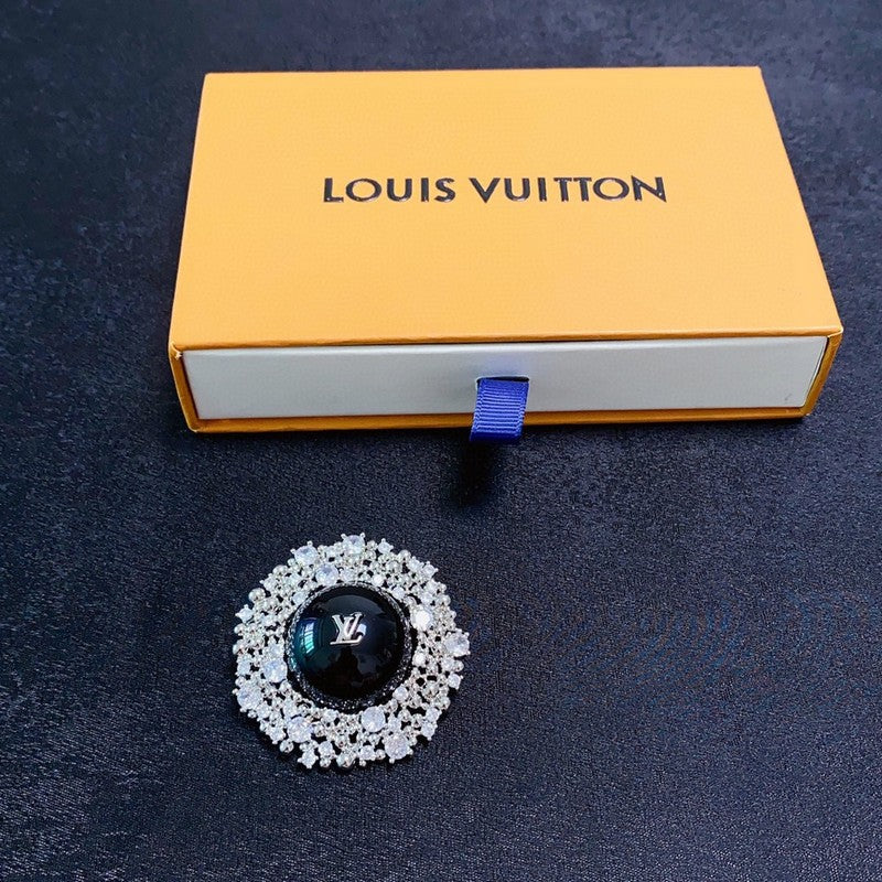 Louis Vuitton Black Ball Brooch