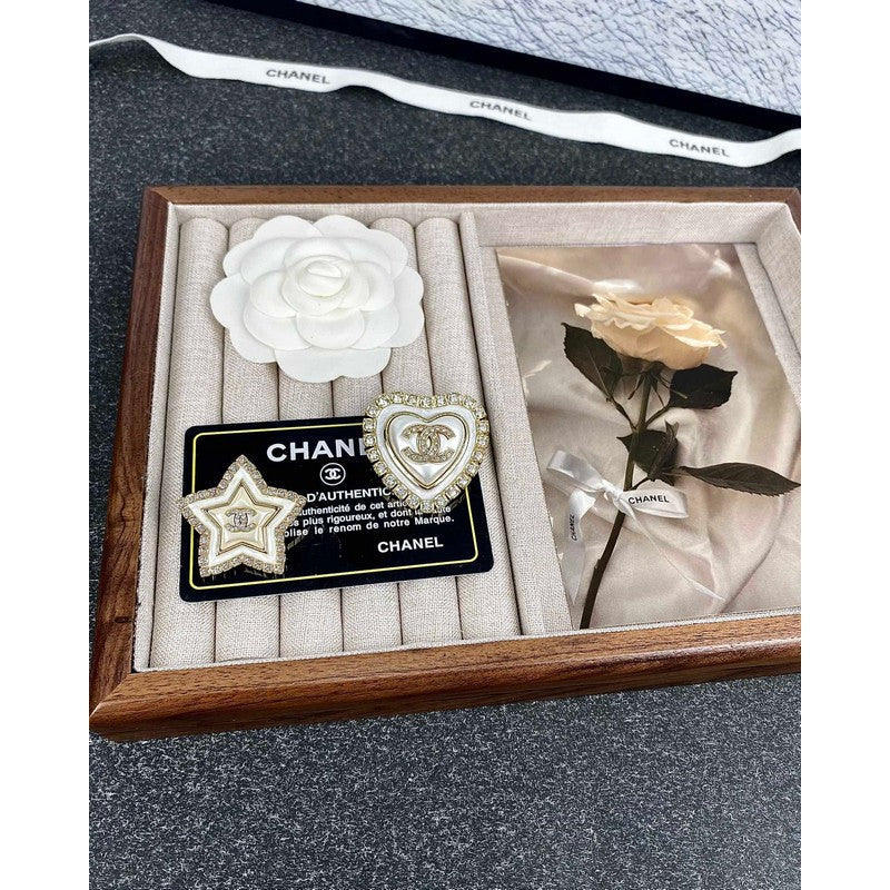 Chanel Star Pearl Brooch