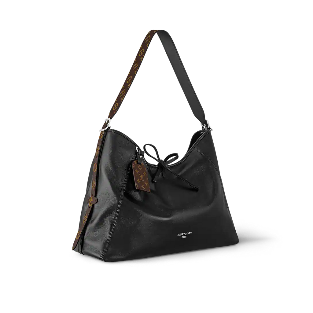 Louis Vuitton Carryall Vibe MM Black Handbag
