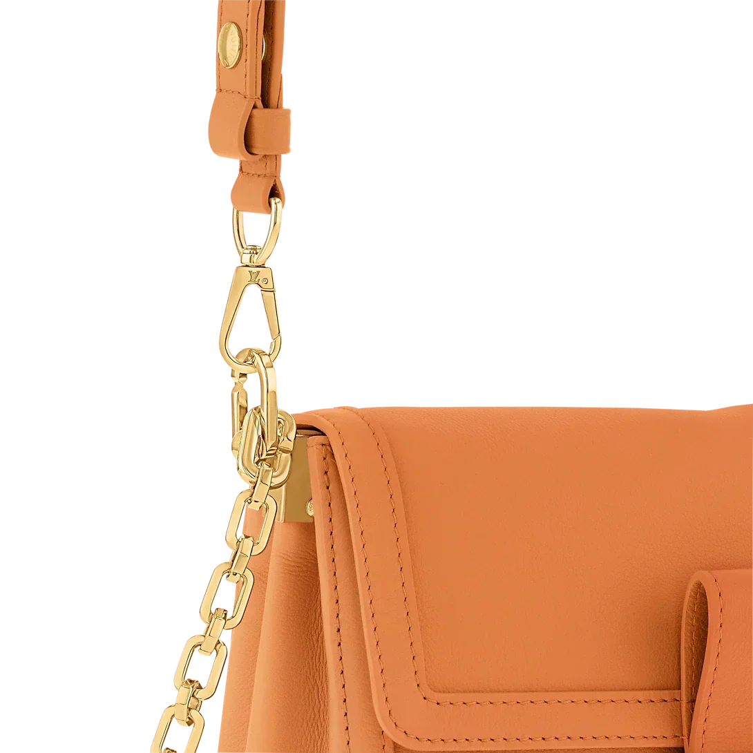 Louis Vuitton Dauphine Soft MM Apricot Handbag