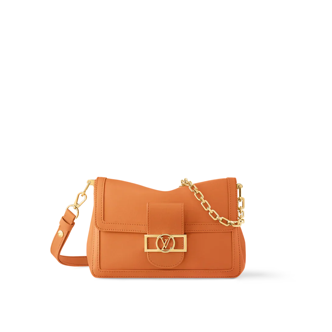 Louis Vuitton Dauphine Soft MM Apricot Handbag
