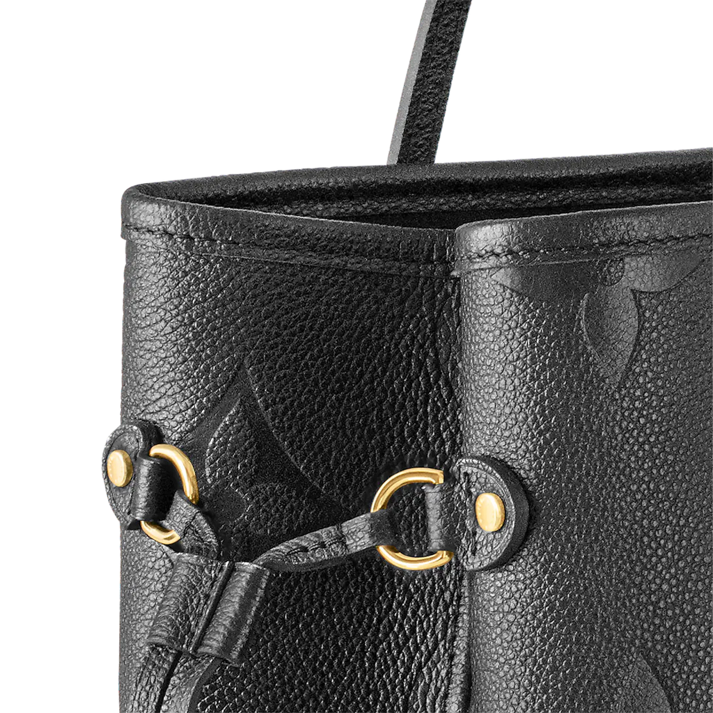 Louis Vuitton Neverfull MM Monogram Empriente Black Tote Bag