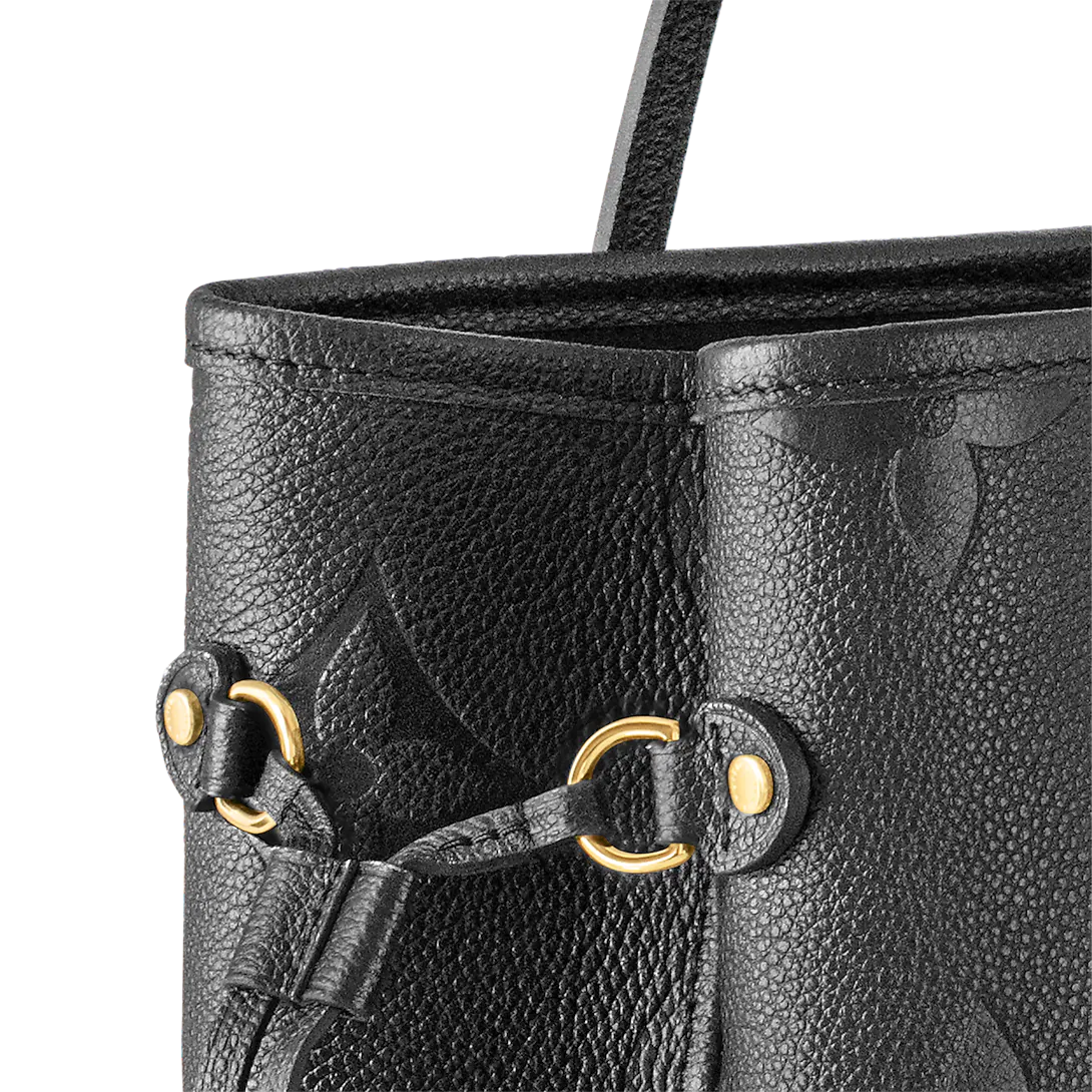 Louis Vuitton Neverfull MM Monogram Empriente Black Tote Bag