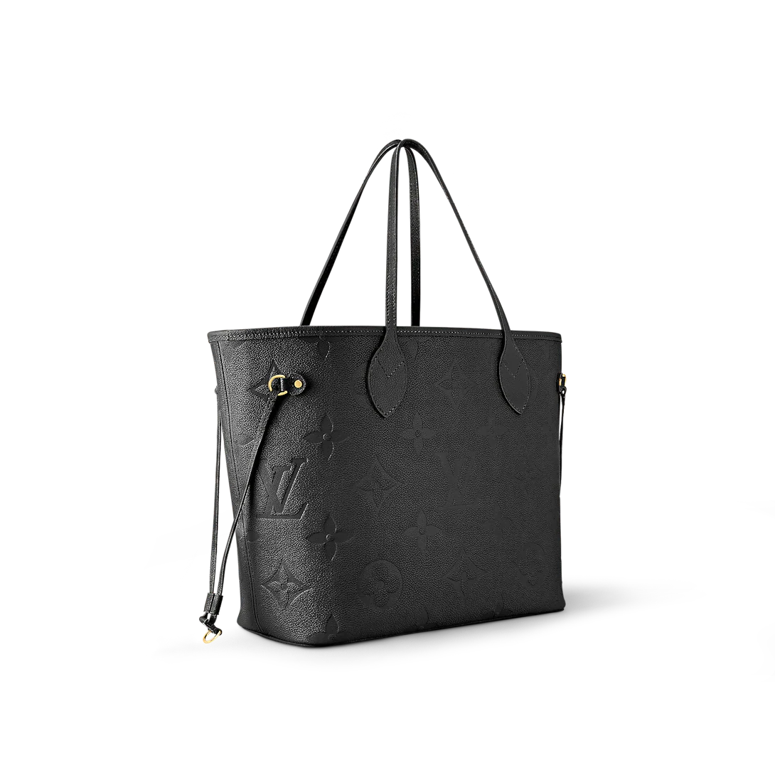 Louis Vuitton Neverfull MM Monogram Empriente Black Tote Bag
