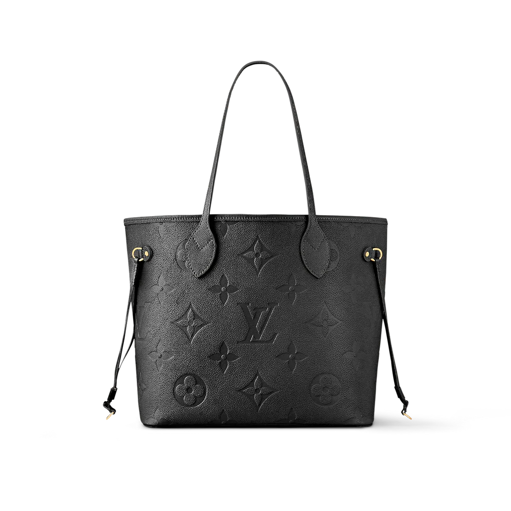 Louis Vuitton Neverfull MM Monogram Empriente Black Tote Bag