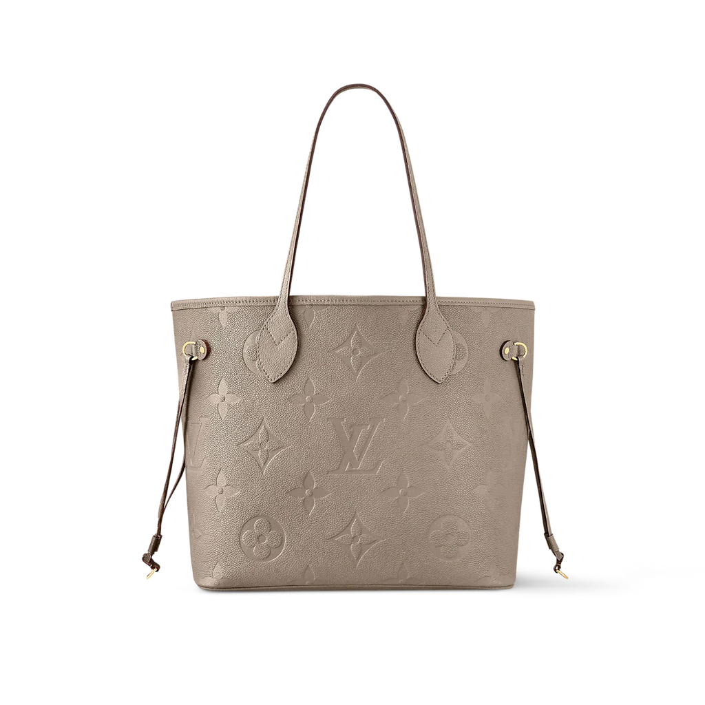 Louis Vuitton Neverfull MM Tourterelle Gray Tote Bag