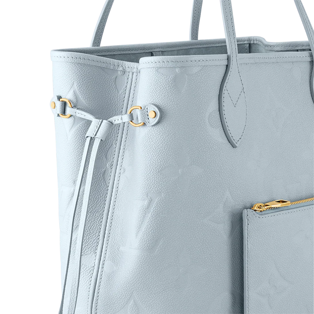 Louis Vuitton Neverfull MM Blue Hour Tote Bag