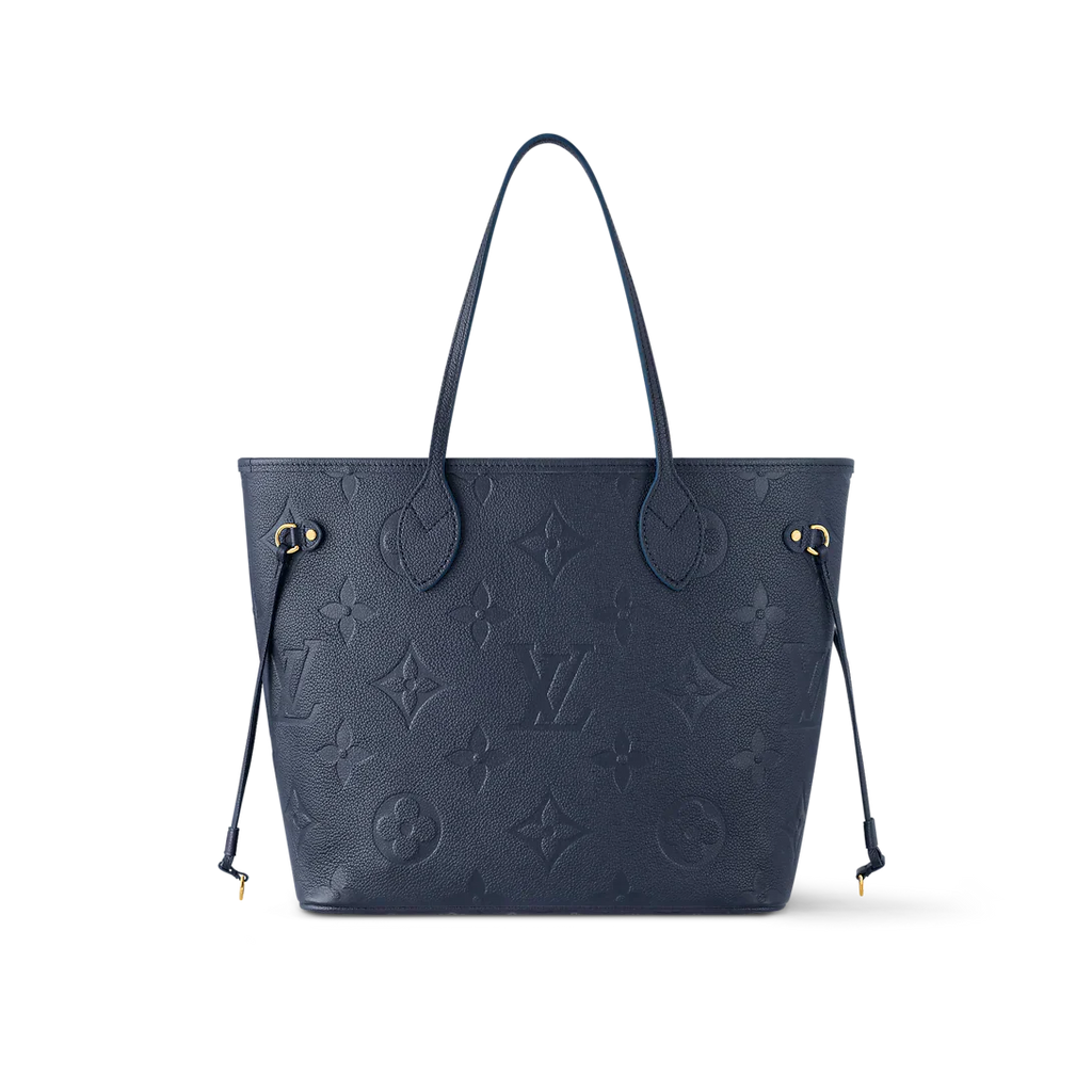 Louis Vuitton Neverfull MM Navy Blue Tote Bag
