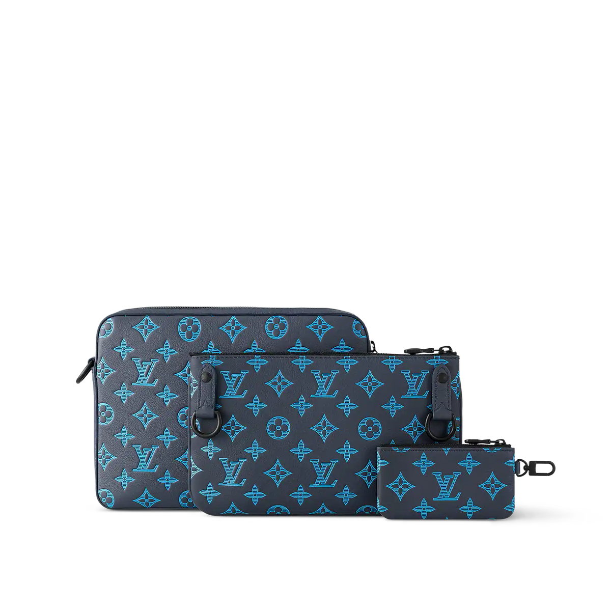 Louis Vuitton Trio Messenger Bag - Navy River Blue