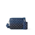 Trio Messenger Bag - Navy Blue