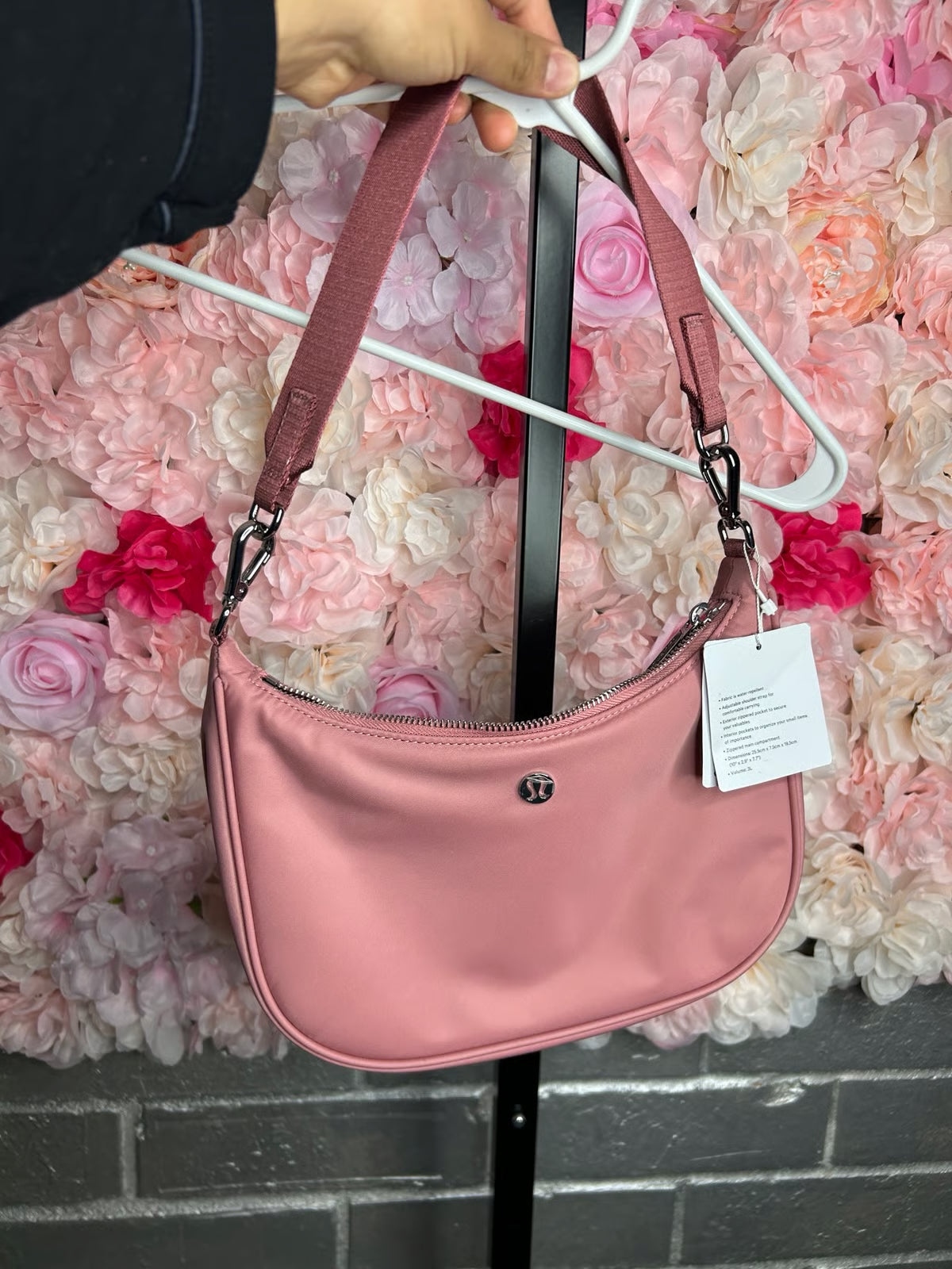 Lululemon City Essentials Small Shoulder Bag - Baby Pink